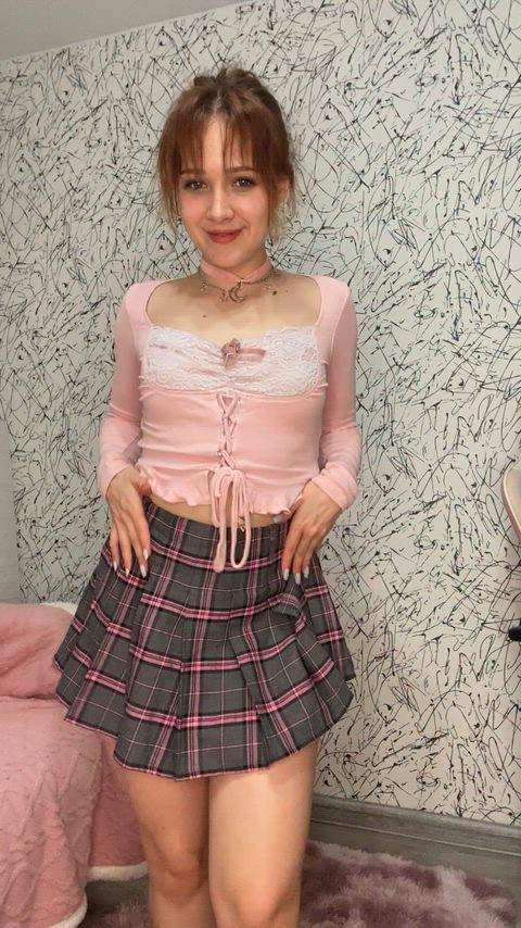 the cutest little school girl