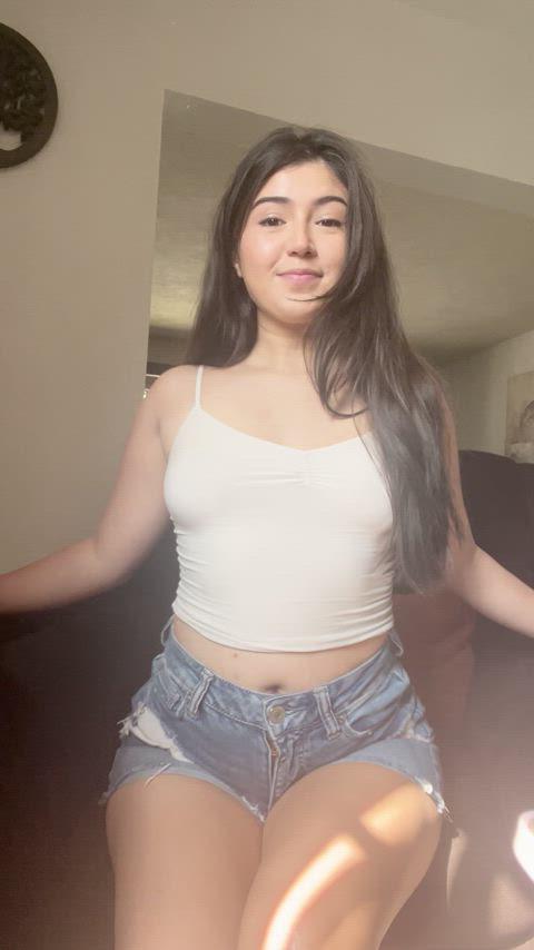 PALG under a latinas shorts