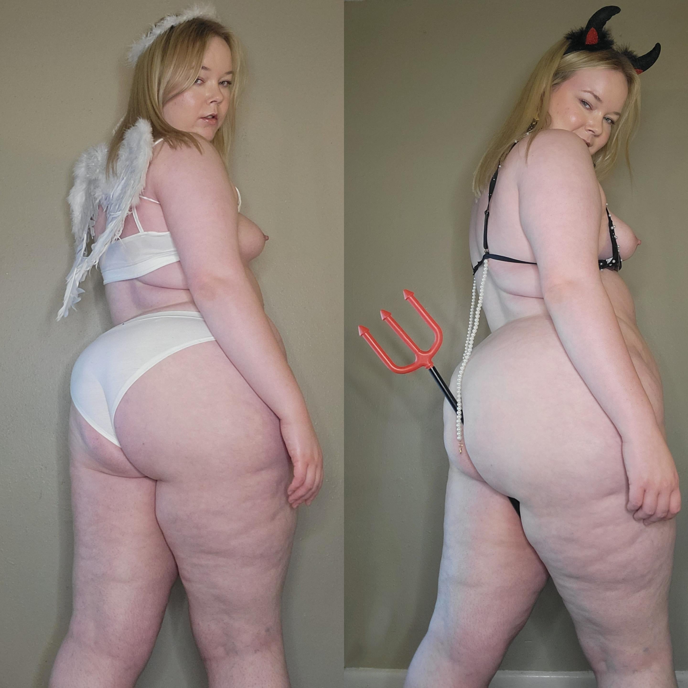 Thick White Girls Good girl vs Bad girl